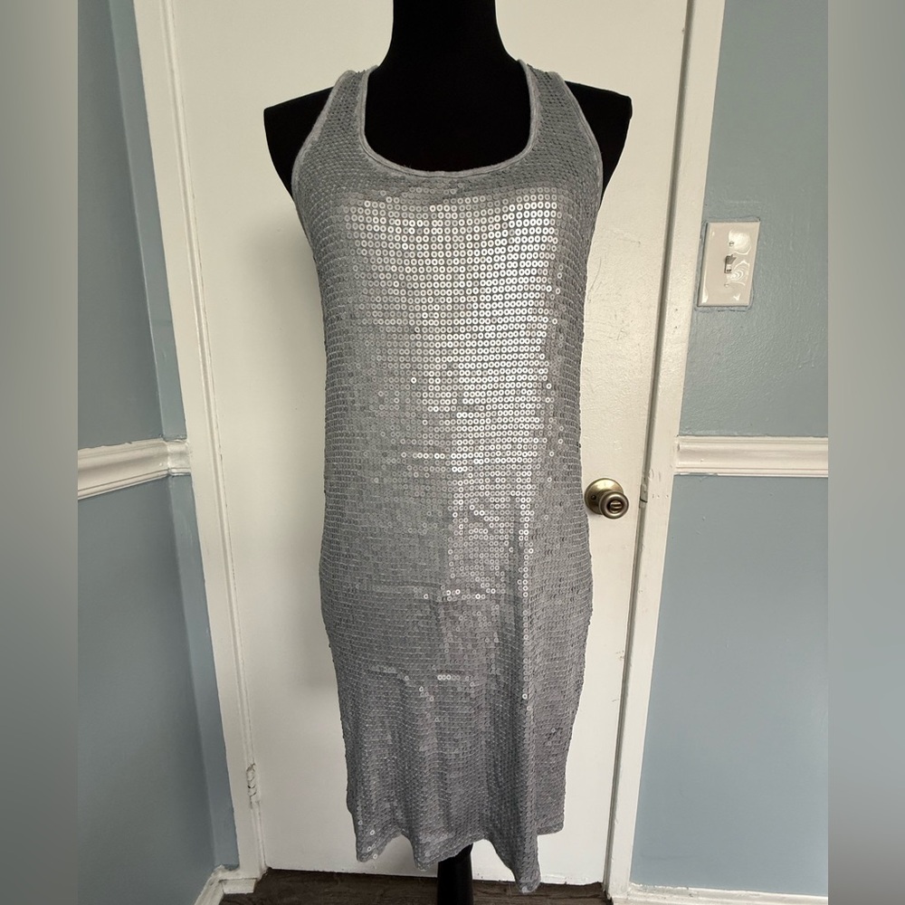 Michael Kors Textured Gray Fabric